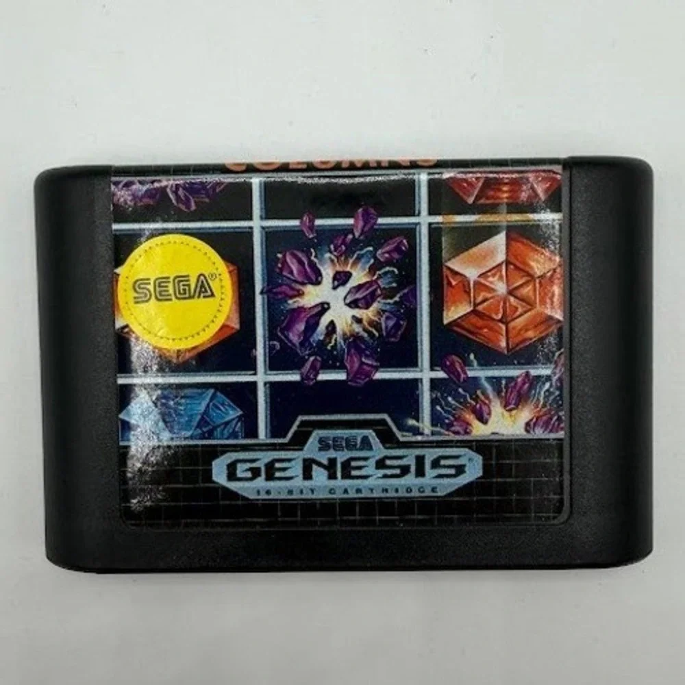 Columns 1990 Sega Genesis 16-Bit Cartridge Video Game
